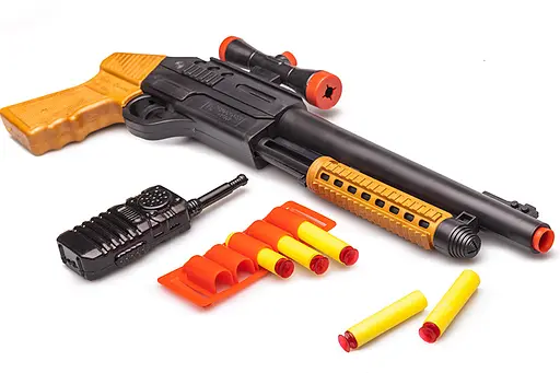 Игрушечный дробовик "Bodyguard" с мягкими пулями Golden Gun 921GG - фото 3