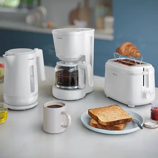 Кофеварка капельная Philips 3000 Series белая (HD7411/00) - фото 4