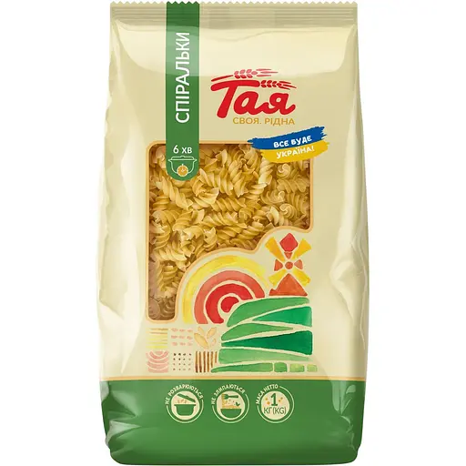 Макаронные изделия Тая Спиралька экстра 1 кг (70356)