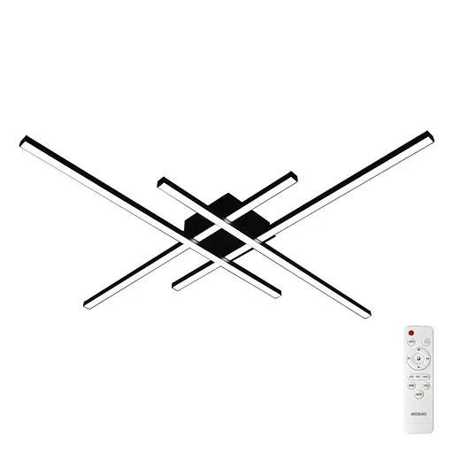 Світлодіодний накладний світильник Ardero AL6183ARD NAVIGATOR 44Вт чорний - фото 1