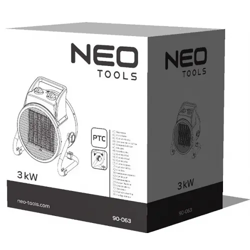 Теплова гармата Neo Tools 3 кВт (90-063) - фото 6