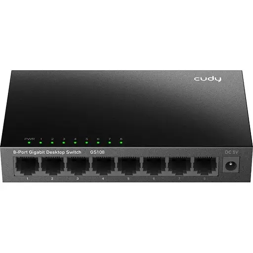 Коммутатор Cudy GS108 8 портовый Gigabit Metal Desktop Switch - фото 1