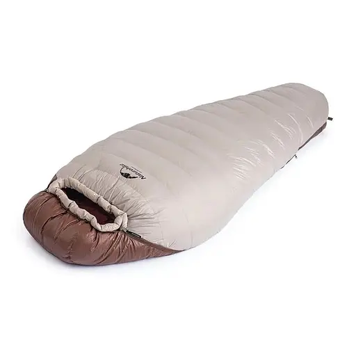 Спальник с натуральным пухом Naturehike Snowbird NH20YD001 размер M коричневый 510 г - фото 2