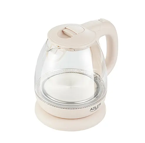 Чайник Adler AD 1283C Cappuccino стеклянный 1.0л - фото 4