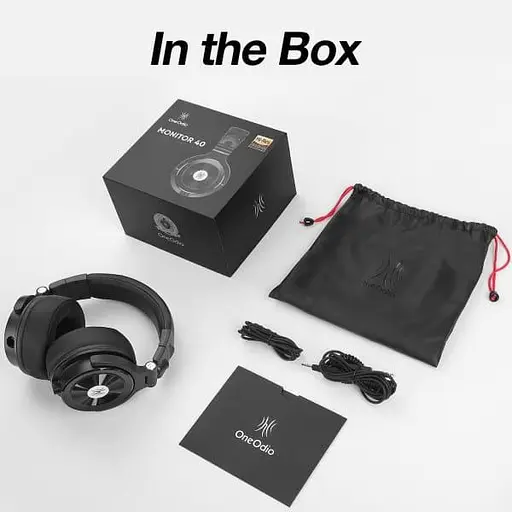 Навушники OneOdio Monitor 40 3,5мм/6,35мм Black (Monitor 40 Black) - фото 6