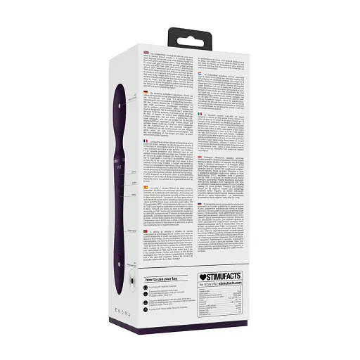 Вібромасажер Vive Enora 22 см (фіолетовий) - фото 23