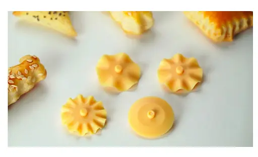 Ролик ніж для тіста зі змінними дисками коліщатками 15.5 см, A-plus Білий 85066 - фото 9