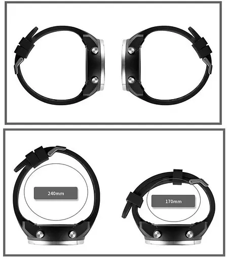 Чоловічий спортивний наручний годинник Skmei 1524 (Чорні з чорним) - фото 6