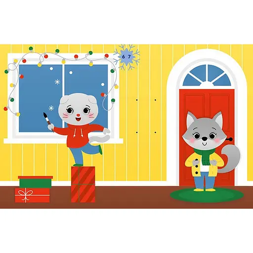 Набор для творчества "Аппликации наклейками Олень" 1655008, 30 наклеек - фото 2