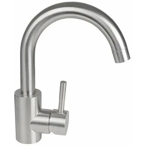 Смеситель для кухни Germece 2054 нержавеющая сталь - фото 1