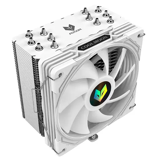Кулер для процессора Coolmoon Aosor AS600 WHITE (AS600 WHITE) - фото 3
