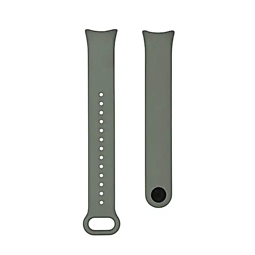 Ремінець для фітнес-браслета Lemfo для Xiaomi Mi Band 8 і 9 сірий хакі - фото 3