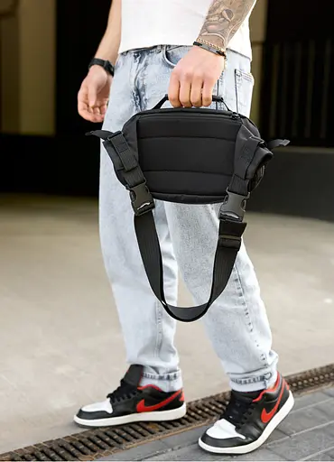 Сумка через плечо бананка Sambag Flex Pro 30×17×15 см (85451128m) - фото 4