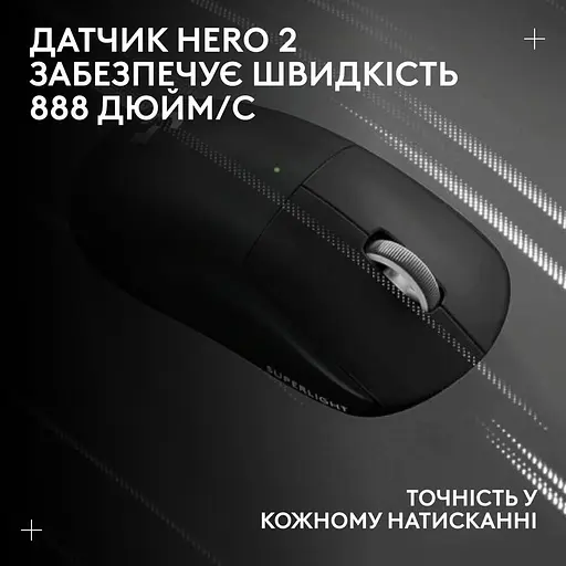 Миша Logitech G Pro X Superlight 2 LightSpeed Wireless Black (910-006630) - фото 12