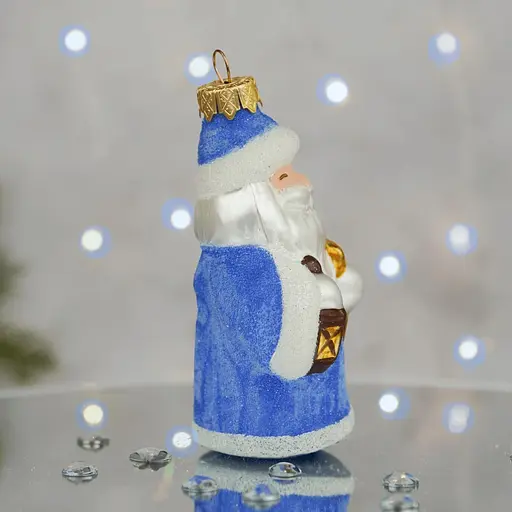 Елочное украшение Санта Шоп Снежный Николай стекло (4820001180114) - фото 3