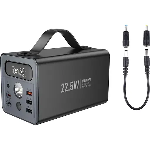 Зовнішній акумулятор Hoco Distant J138 60000mAh 22.5W Black [124994] - фото 6