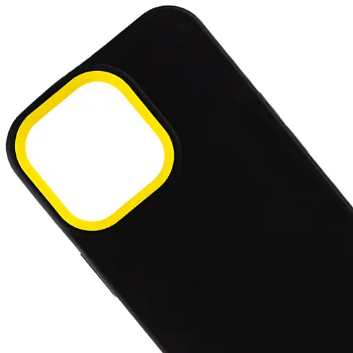 Чохол Epik TPU+PC Bichromatic для Apple iPhone 13 Pro Max 6.7 Black/Yellow - фото 2