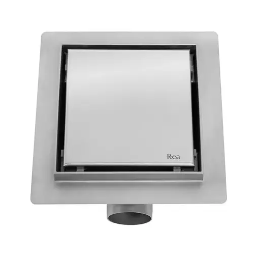 Трап для душа Rea Neo 12x12 nickel brushed REA-G6206 - фото 4