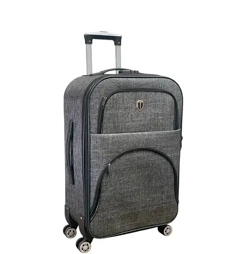 Чемодан Тканевый (Impertex) Средний (М) Водонепроницаемый На 4 Двойных Колесах 70л Расширением TK010-М