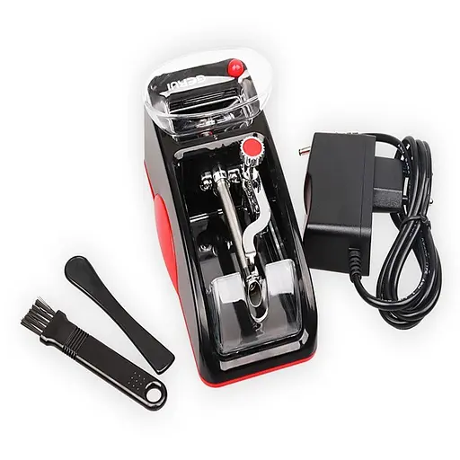 Электрическая машинка для набивки сигарет Horns bee GR-12, красная (100073) - фото 4