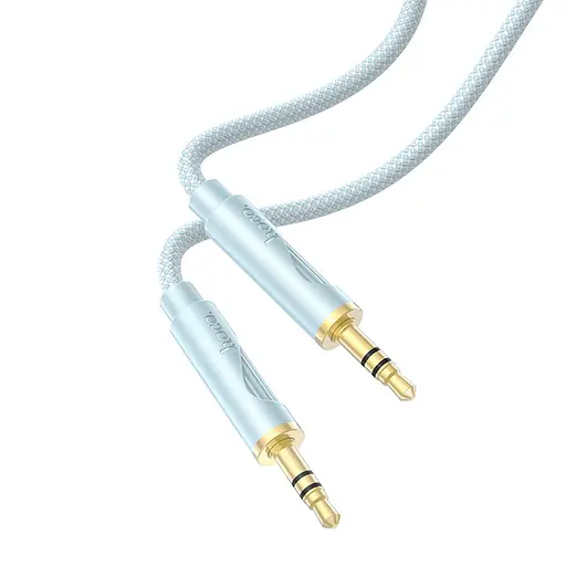 AUX-кабель Hoco UPA30 Jack 3.5 to Jack 3.5 1 м синий - фото 2
