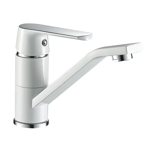 Смеситель для умывальника Globus Lux Laguna GLA-0203MQ-7-white Белый - фото 2