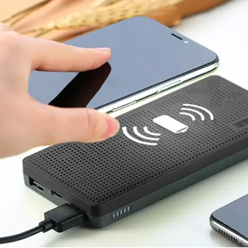 Зовнішній акумулятор Power Bank Remax Miles Wireless RPP-103 10000 mAh (Чорний) - фото 3