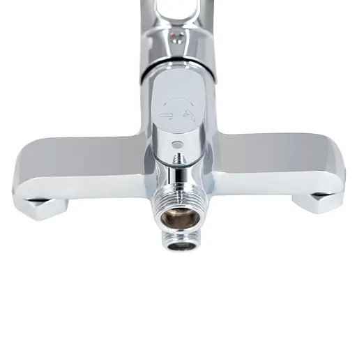 Смеситель для ванны Lidz Latwa 005 с поворотным изливом (c душевым гарнитуром) (k35) LDLAT005CRM45415 Chrome - фото 4