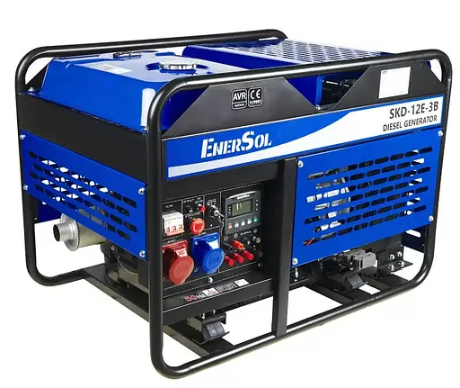 Генератор дизельний EnerSol 10/11 кВт SKD-12E-3B - фото 2