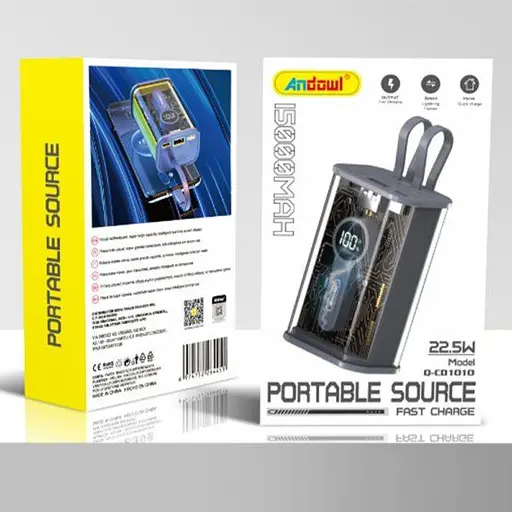 Портативний зарядний пристрій для телефона Power Bank Q-CD1010 Павербанк USB - фото 2