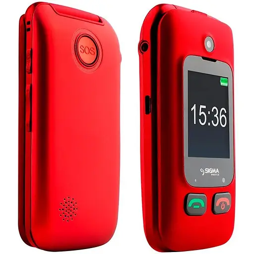 Мобільний телефон (бабушкофон) Sigma mobile Comfort 50 Shell Duo Red (4827798212325) - фото 5