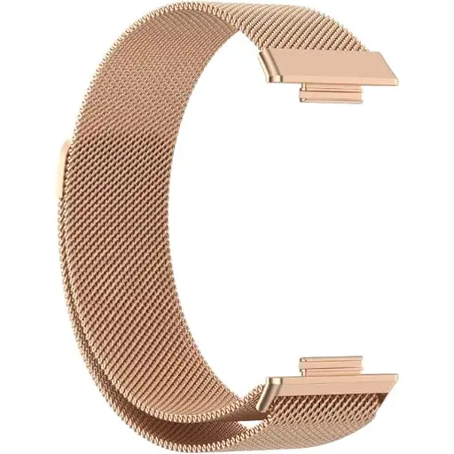 Ремешок DK для Huawei Watch Fit 2 Metal Milanese Loop Magnetic (rose gold)