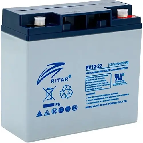 Акумулятор Ritar EV12-22, 12V 22Ah
