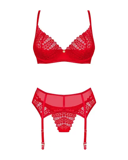 Комплект Obsessive Ingridia 3-pcs Set XL/2XL - фото 3