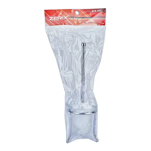 Ершик напольный Zerix на трех ножках (стекло) AFB-905 ZX5076, Хром - фото 4