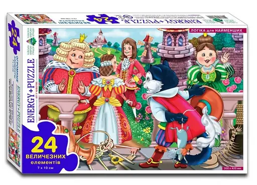 Игра-пазл Энергия+ Кот в сапогах, 24 элемента