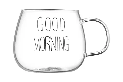 Набор чашек с ручками Ardesto Good Morning 430мл х 2 шт. боросиликатное стекло прозрачное (AR2643BMR) - фото 2