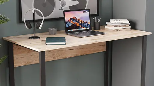 Компьютерный стол Ferrum-decor Курт 75x100x70 черный ДСП Дуб Сан-Марино 32мм (FRD-103933) - фото 7