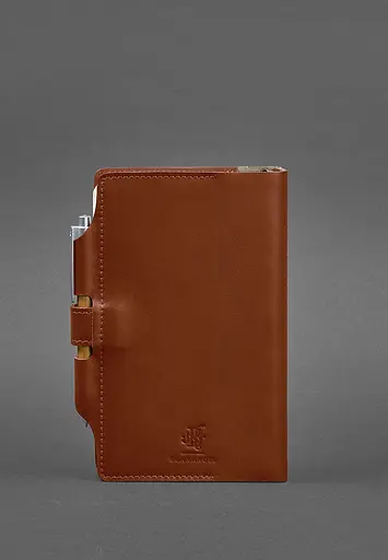 Шкіряний блокнот (Софт-бук) 4.0 світло-коричневий - фото 5