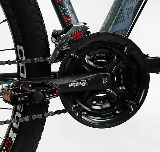 Велосипед Спортивный Corso "X-Force" 29" XR-29047 рама алюминиевая 19", оборудование Shimano Altus, 24 скорост - фото 8