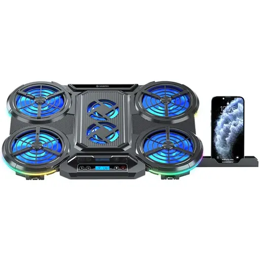 Охолоджувальна підставка для ноутбука до 18 дюймів GamePro GPCP-770 6xfans - фото 2
