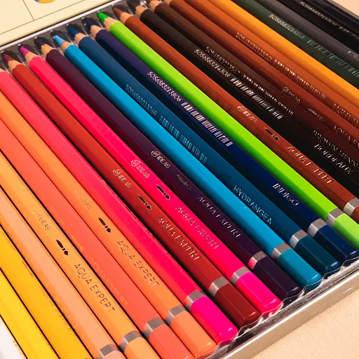 Набір олівців акварельних 99IDEAS "Aqua Expert" 24 кольори, Portrait Set, металева коробка, 99AE-24PORT - фото 5