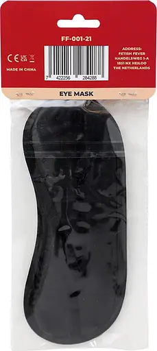 Маска на глаза Fetish Fever Be Noughty (черный) - фото 3