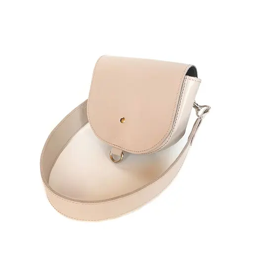 Жіноча шкіряна сумка Ruby S бежева - фото 7