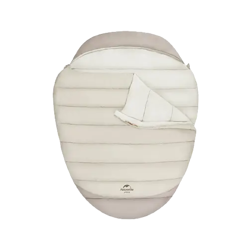 Двухместный спальный мешок Naturehike CNH22SD003 (210 х 145см) Бежевый