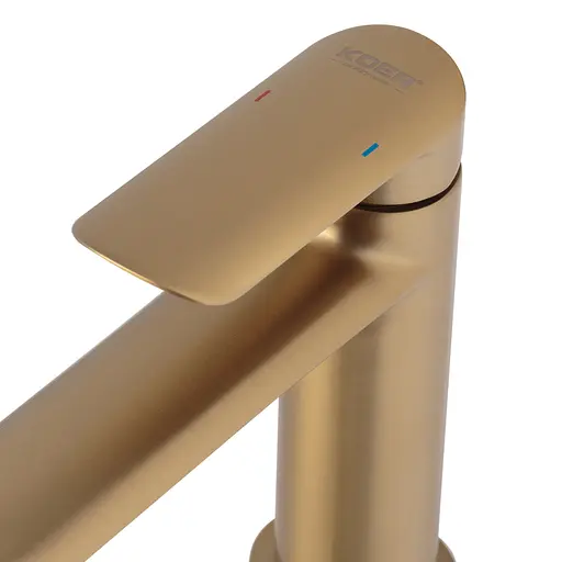 Смеситель для умывальника Koer KB-10028-12 KR5291 Золотой - фото 6