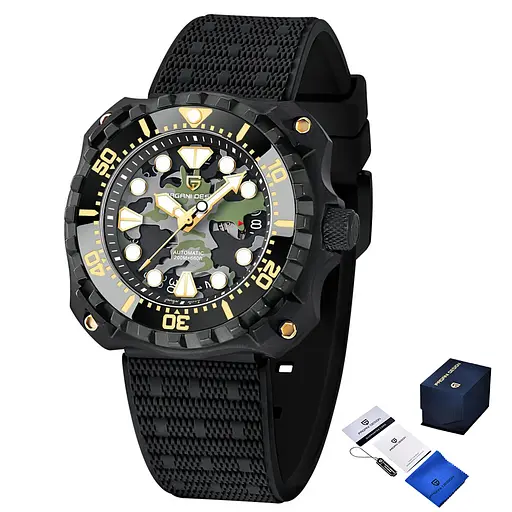 Наручные часы мужские YN009 Black-Camo Pagani Design acs0031092