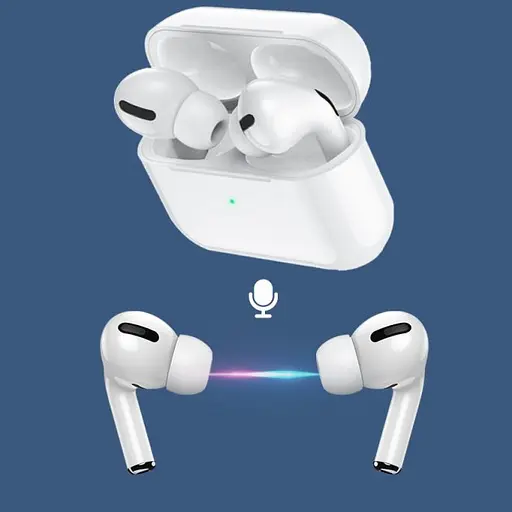 Беспроводные наушники Hoco EW04 TWS Bluetooth 5.0, с микрофоном, вакуумные, белые - фото 5