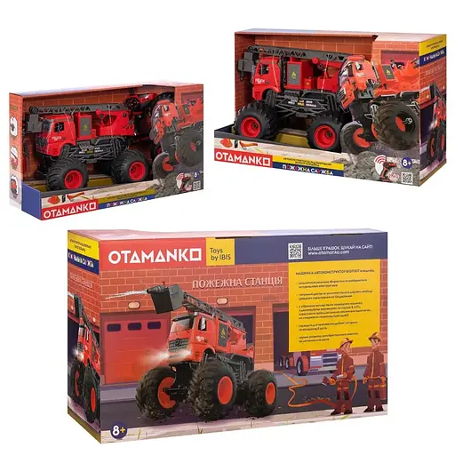 Автоконструктор Otamanko BIGFOOT Вездеход Пожарный кран с водой - фото 4