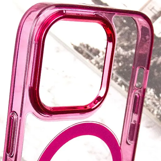 Чохол Epik TPU Iris with MagSafe для Apple iPhone 13 Pro Max 6.7 Бордовий - фото 6